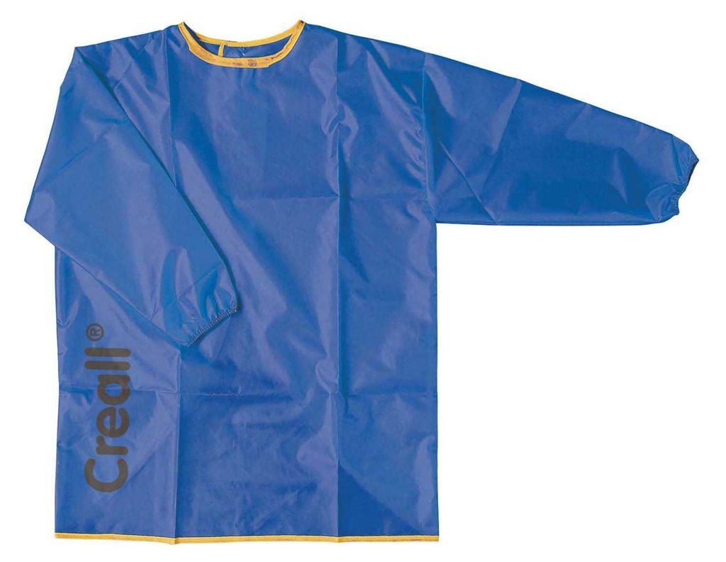 Creall 27015 Malkittel / Schürze für Kinder / Erwachsene, ab 12 Jahre, grün (1 Stück)