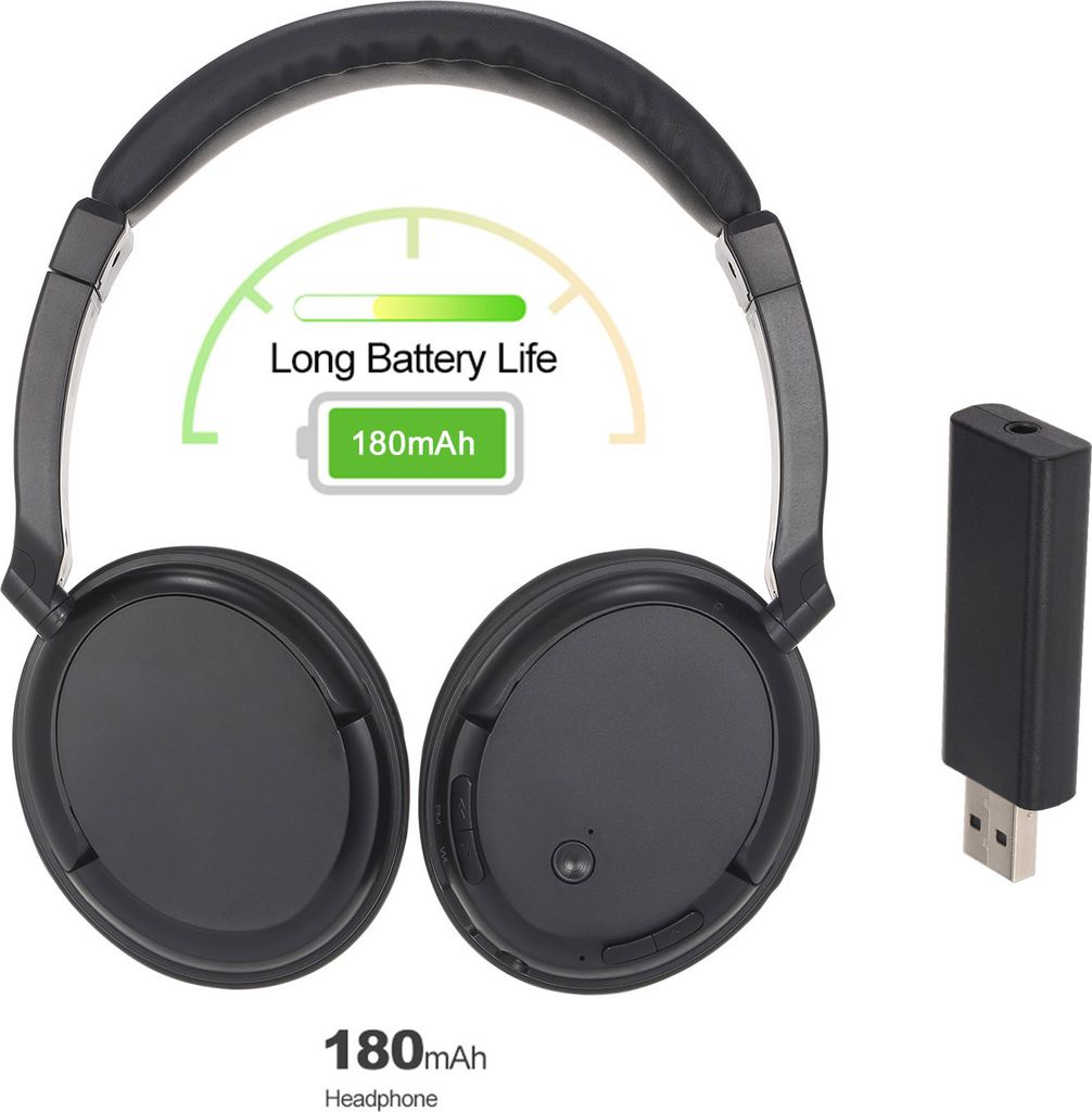 Over-the-Ear-Funkkopfhörer, Over-Ear-Kopfhörer mit Sender Produktbild 2