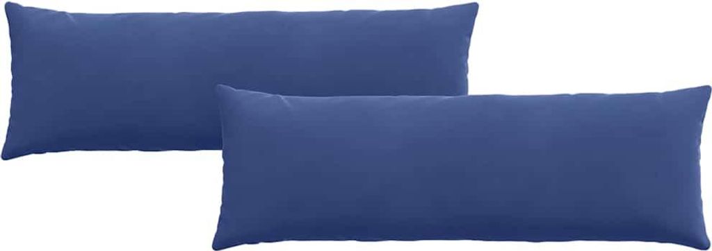 vidaXL Sofakissen 2 Stück Polizeiblau 120 x 40 cm Cordstoff