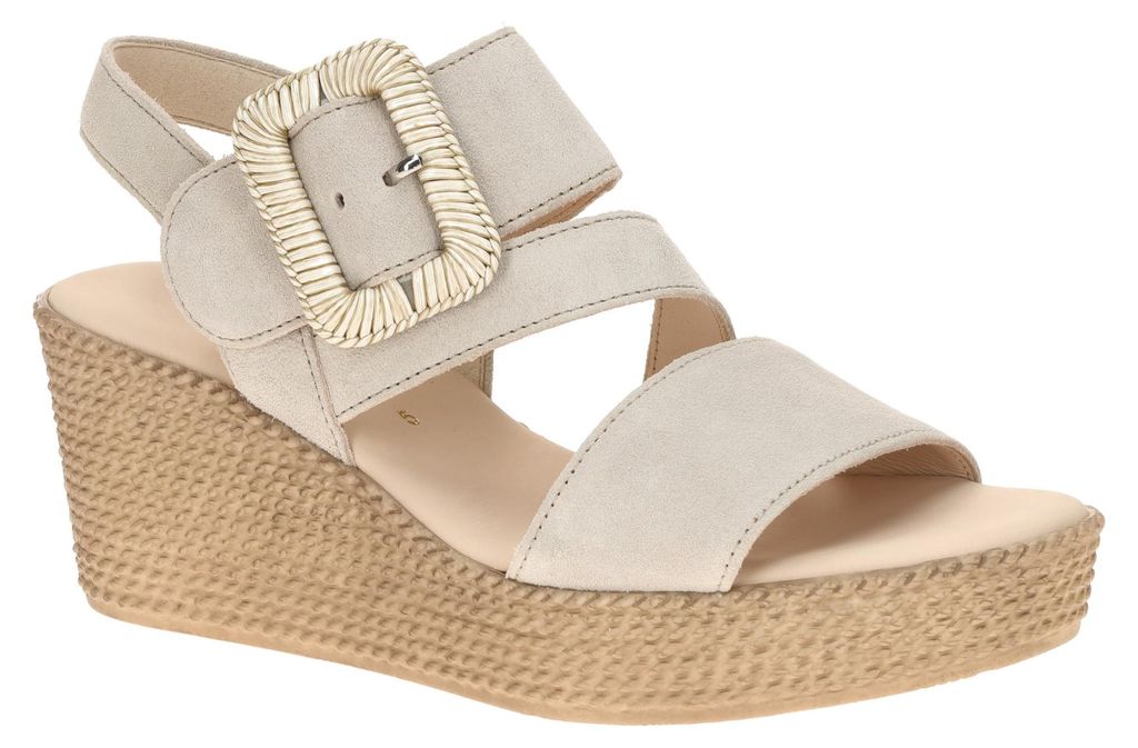 Gabor 84.771 Damen Sandalette - Riemchen Sandalen grau NEU