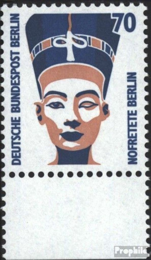 Briefmarken Berlin (West) 1988 Mi 814 Unterrandstück postfrisch Sehenswürdigkeiten