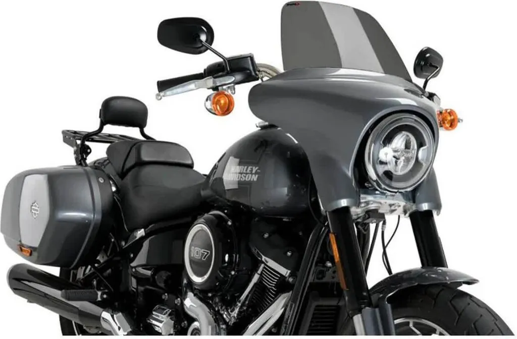 Bulle Haute Protection PUIG Touring pour Harley Softail Sport Glide