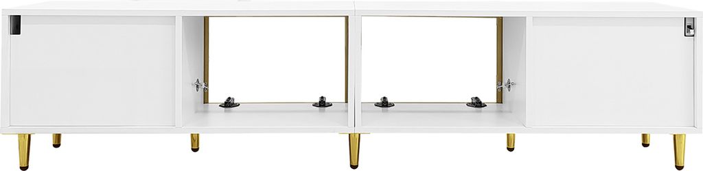 TV-Schrank mit 4 Türen Steh und Wandmontage TV-Tisch TV-Ständer TV-Schranktisch für Wohnzimmer 170 cm