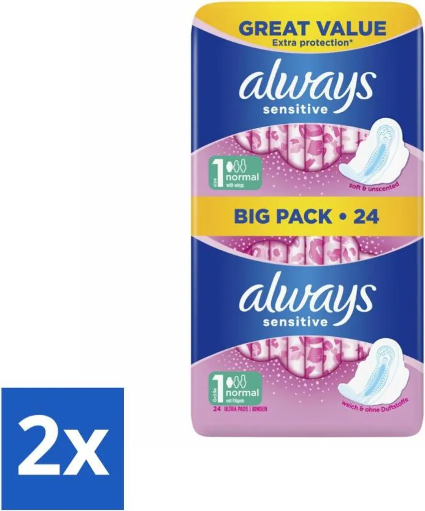 Always Ultra Normal con Ali Confezione Risparmio 48 Pezzi - Offerta Casa
