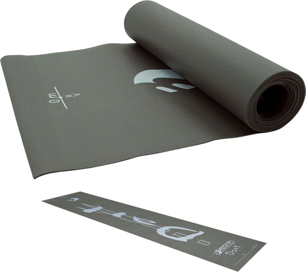 Best Sporting Dartteppich Dartmatte dunkelgrau 40x250 cm
