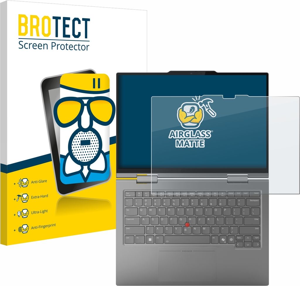 BROTECT Entspiegelungs Schutzglas für Lenovo ThinkPad X1 2-in-1 Gen 10 14" Schutzfolie Panzer Folie Glas Display Schutz matt