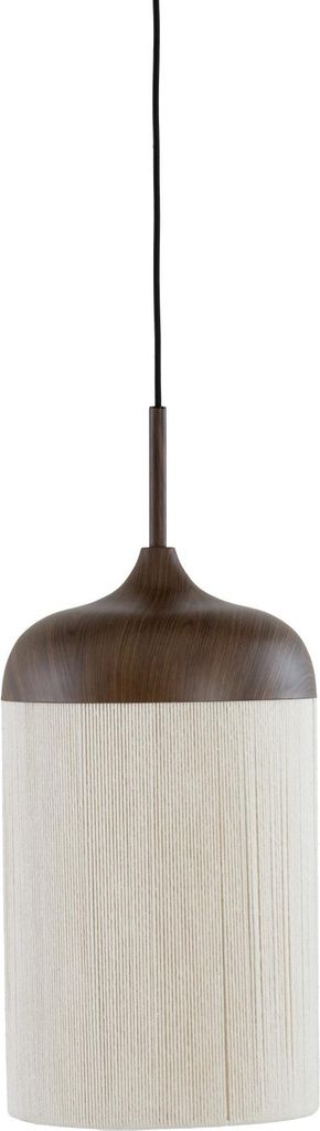Light & Living - hängeleuchte - Dania - beige braun - baumwolle metall - Ø 22cm - E27 - 2985552