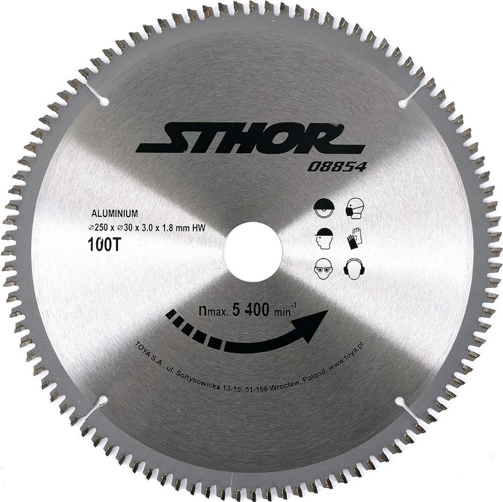 Kotouč na hliník 250 x 30 mm 100z Obrázek produktu 