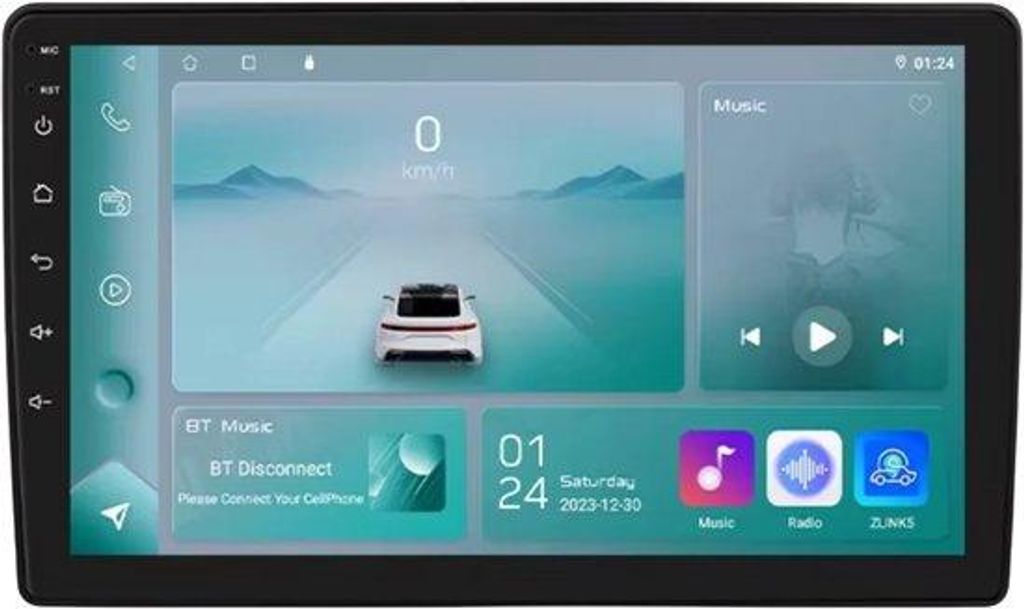 Autoradio mit Bluetooth und CarPlay – für Citroën Berlingo B9 und Peugeot Partner (2008–2019) – kompatibel mit Apple und Android – Stereo...