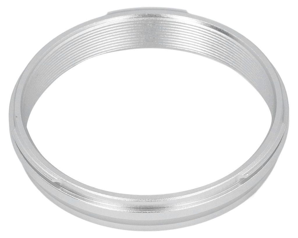 Objektivadapterring 49 mm Kamerafilter Metall für Fujifilm X100V X100VI X100F X100 X100T X100S X70 Silber
