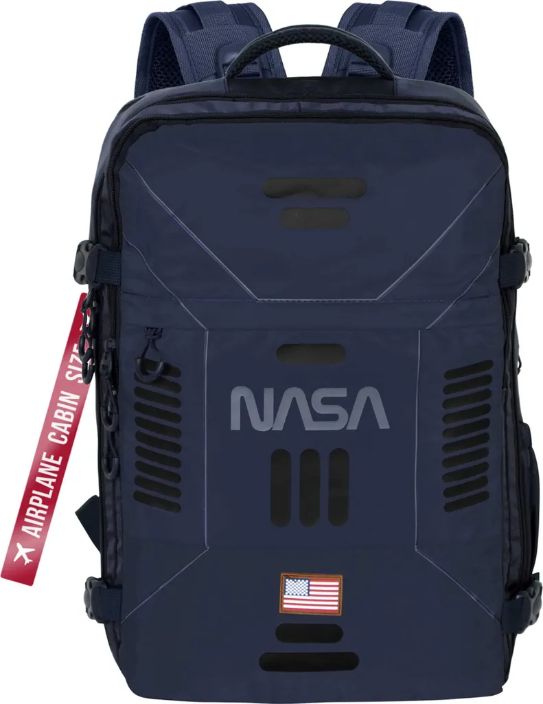 Sac à dos Cabine NASA City Travel Bleu Mercure 40x25x20 cm Bagage - 9