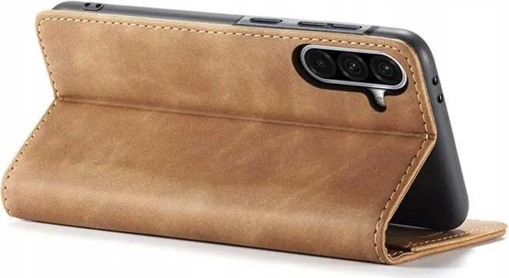 SPACECASE Custodia flip a portafoglio per Galaxy A36 Brown - 7