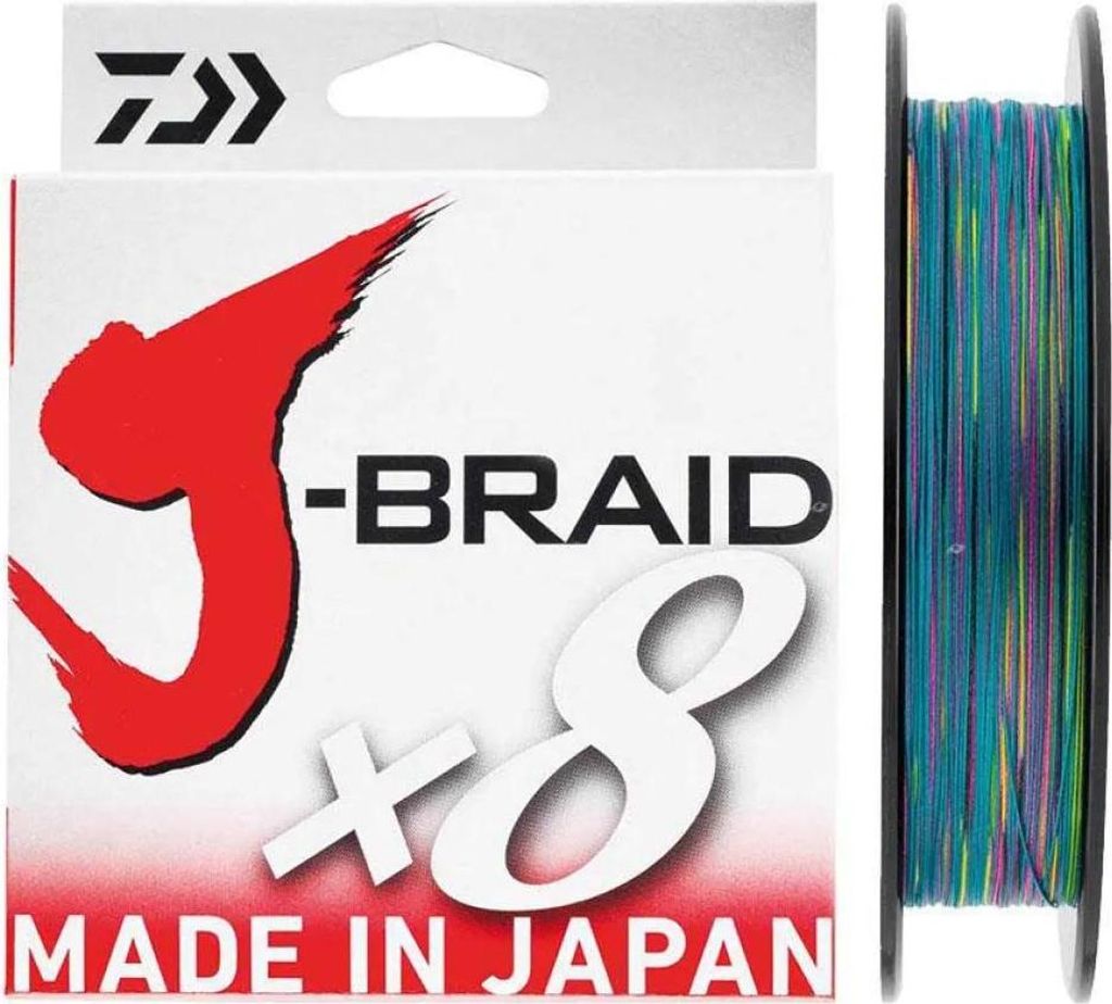 Daiwa J-braid 8 Geflochtene Schnur 500 M Mehrfarbig 0.420 mm Mehrfarbig 0.420 mm