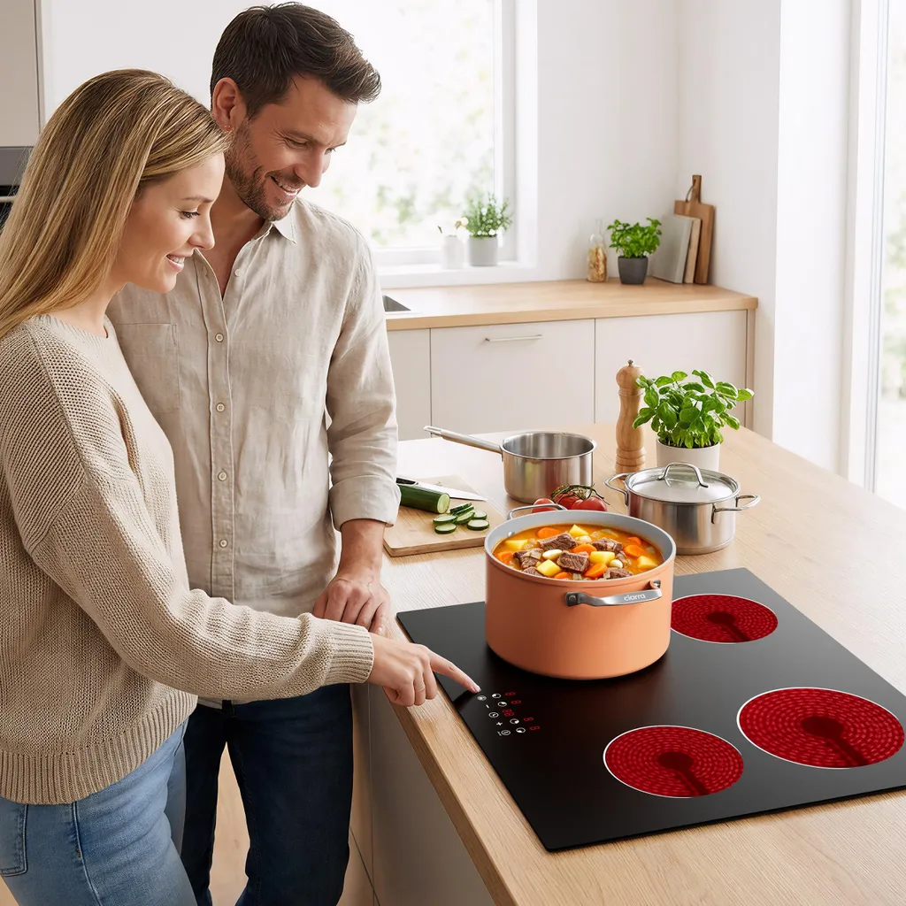 Plaque de cuisson vitrocéramique CDVER64B CDV Touch Control 6400W 60cm - 2