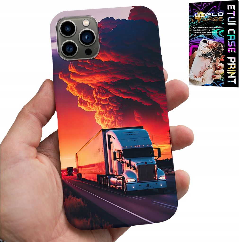 Fall Für Iphone 12 Pro Max - Tir Lkw Fall + Gehärtetes Glas