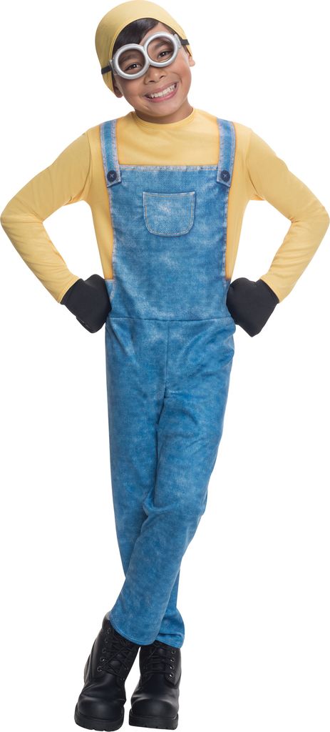 Die Minions Bob Kostüm für Kinder Kindergröße: 128