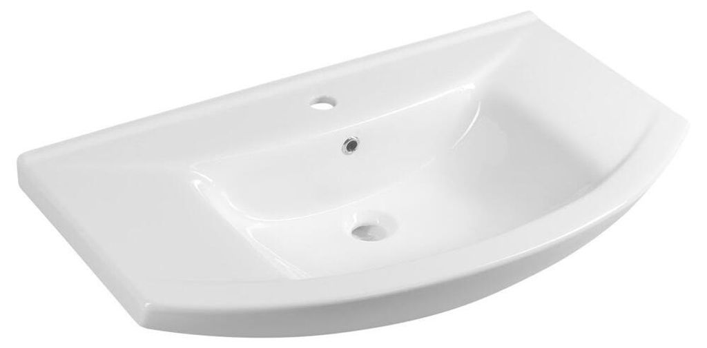 ZERO 86 Keramik-Waschtisch 86x50cm, weiss Produktbild 