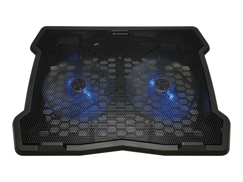 CONCEPTRONIC 2-Fan Cooling Pad (15.6")/ schwarz THANA06B