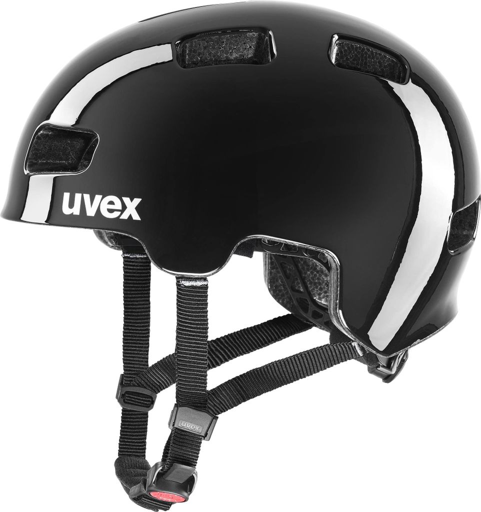 uvex hlmt 4 - Leichter Fahrradhelm für Kinder - individuelle Größenanpassung - waschbare Innenausstattung - Black - 51-55 cm