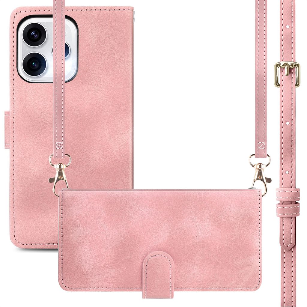 imoshion Bookcase mit Kordel für das Oppo Reno15 (5G) – Rosa