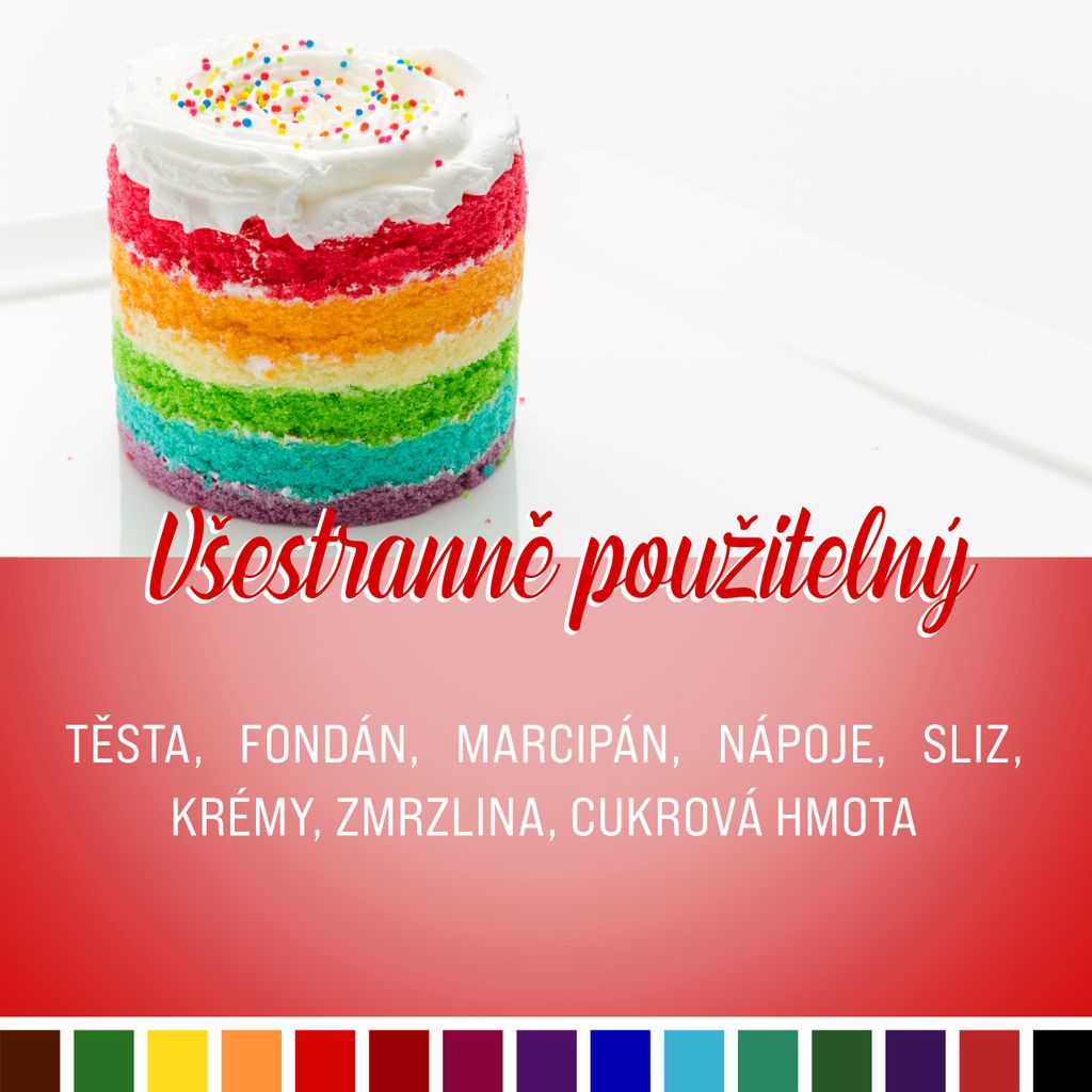 Belissia  Sada potravinářských barev 15x10ml extrémně Obrázek produktu 5