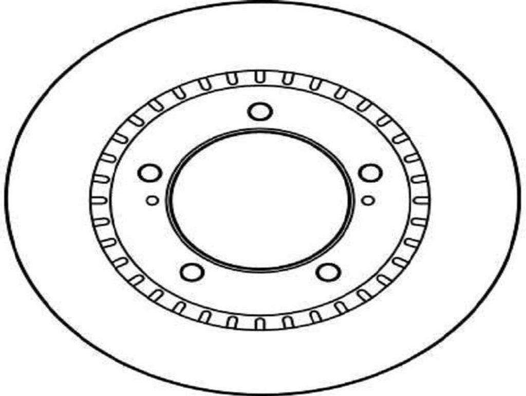 TRW Bremsscheiben (2 Stück) Vorderachse DF4156
