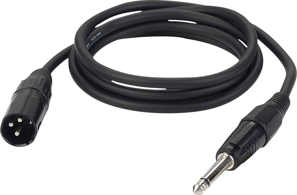 DAP FL13 - unbal. XLR 3P, male to Jack mono 1,5 m