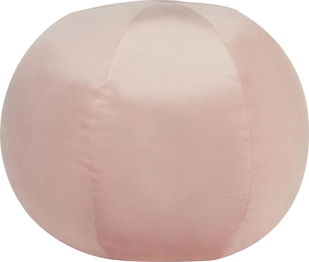 Coussin de décoration 30x30 cm velours rose pour chambre et fauteuil