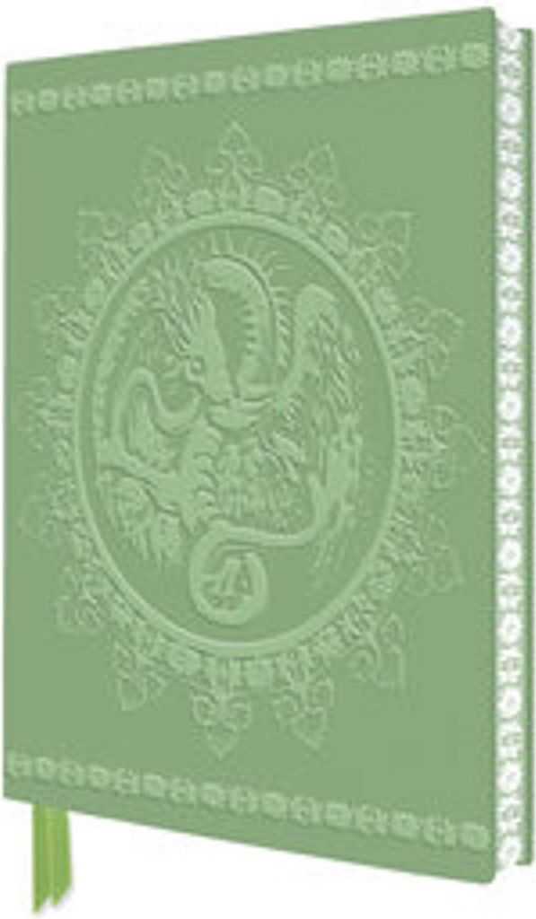 Exquisit Premium Notizbuch DIN A5: Königlicher Pavillon Brighton, Eingangshalle Grüner Drachen