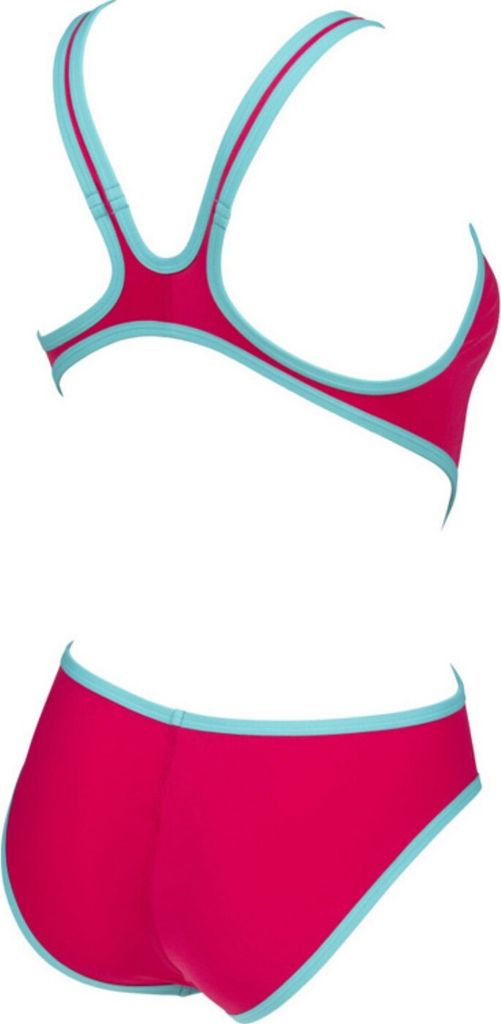 arena Badeanzug Frauen Piece One Biglogo MaxLife chlorresistent, Farbe:Asphalt, Größe:40