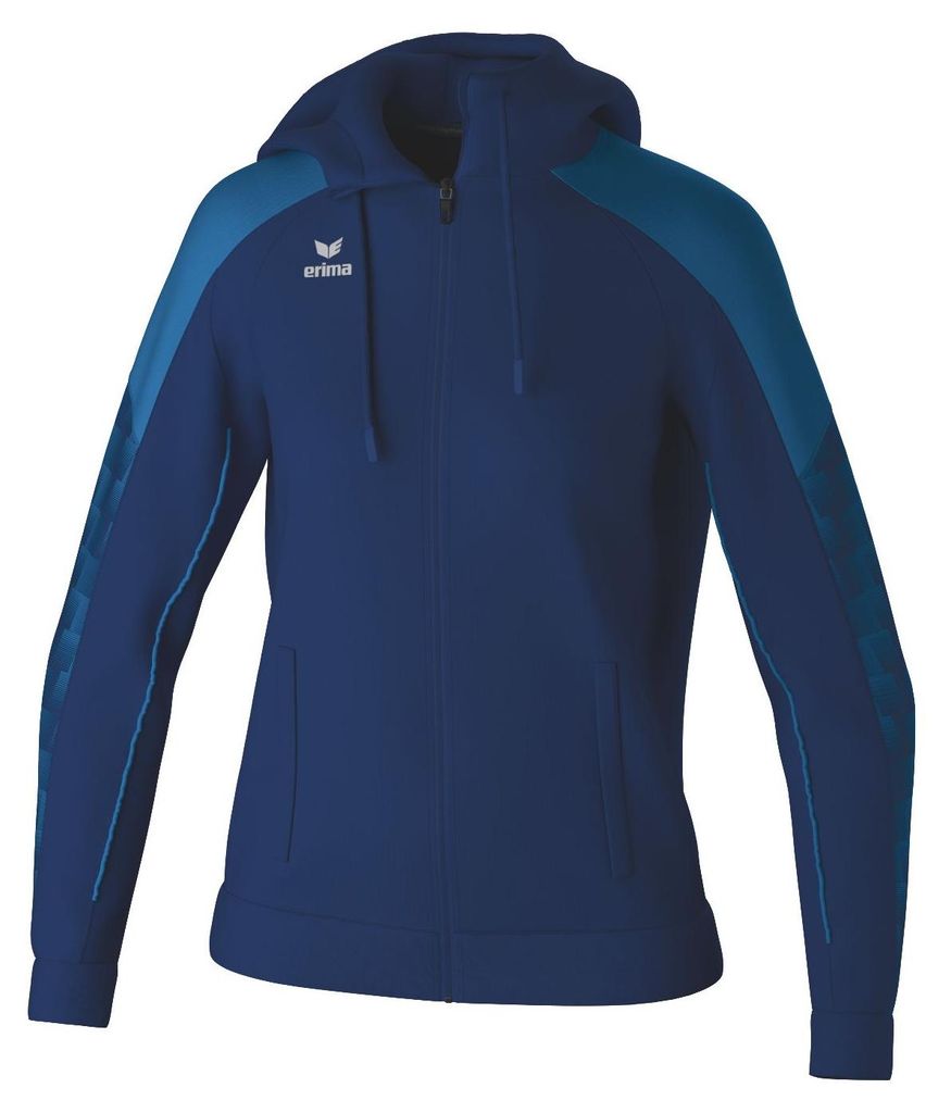 Erima Evo Star Trainingsjacke mit Kapuze Blau