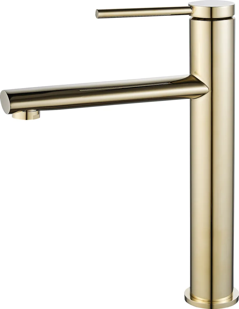 Rubinetto da Lavabo Rea Oval Gold High - 4