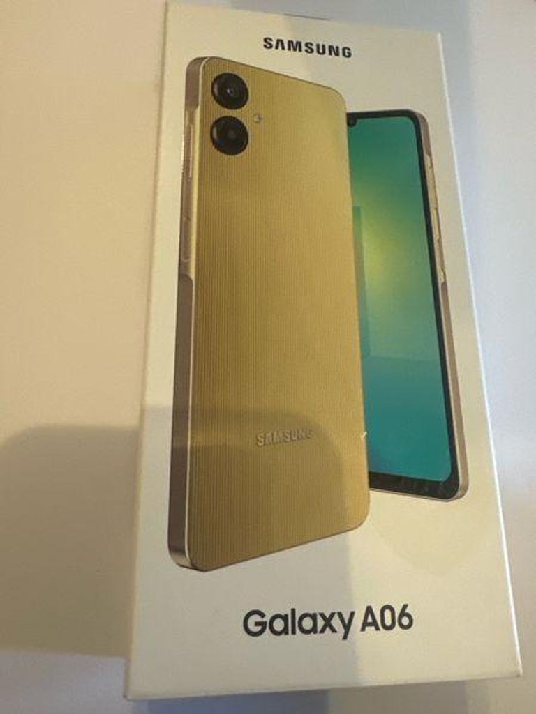 Samsung Galaxy A06 64GB 4GB Gold MWSt. Händler Produktbild 
