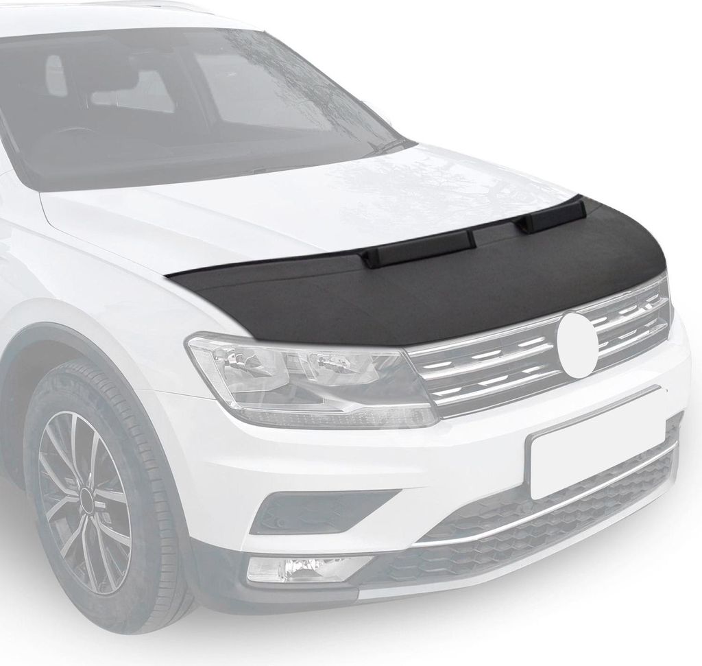 Haubenbra Steinschlagschutz Bonnet Bra für Toyota C-HR 2016-2025 Schwarz Halb