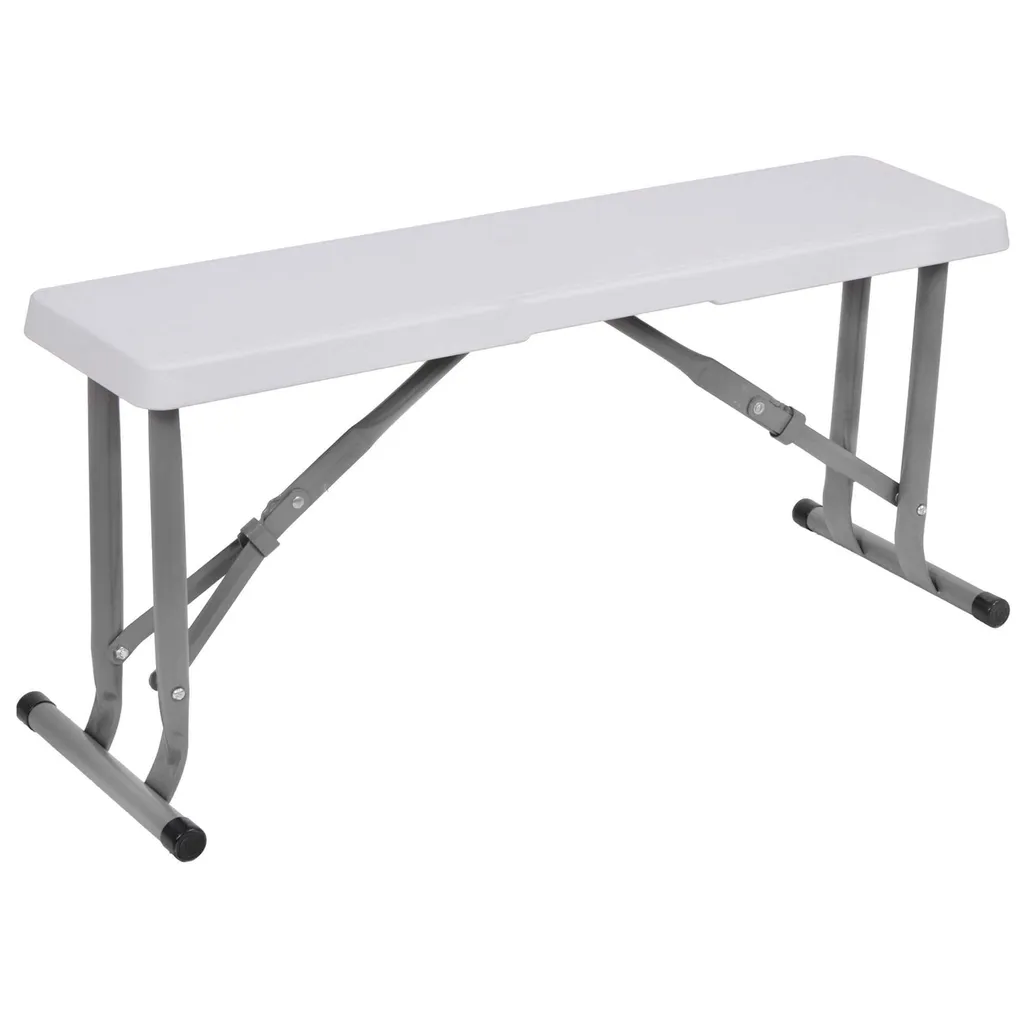 Springos Ensemble de Brasserie Table de Jardin et 2 Bancs Pliables