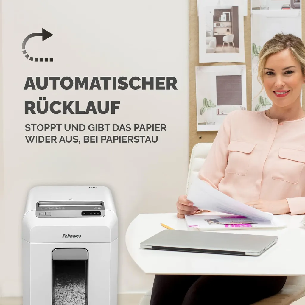 Fellowes Powershred 12Ms Destructeur de Documents Coupe Micro 12 Feuilles - 3