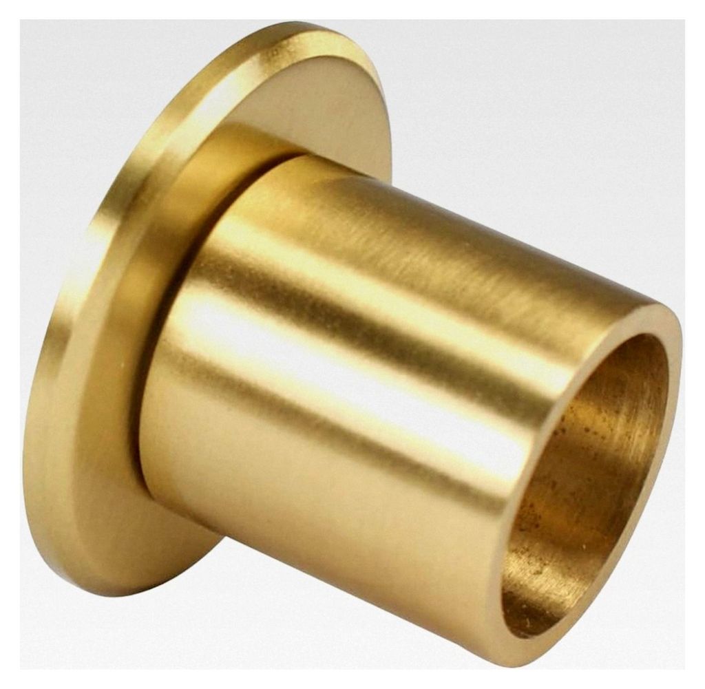 Wandlager aus mattiertem Messing für 20 mm Gardinenstangen