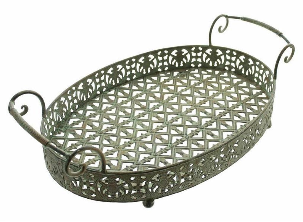 Tablett Metall Vintage