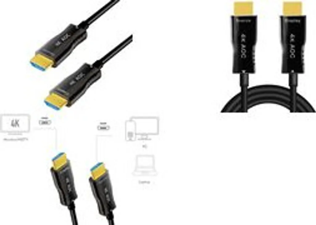 Câble HDMI 30m 4K pour Vidéoprojecteur LogiLink AOC - Extension Vidéo