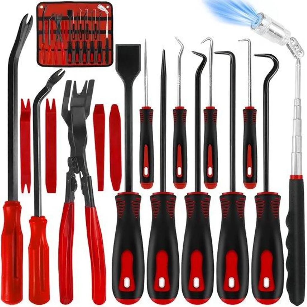 Jeu d'outils pour installation et démontage de moulures de voiture