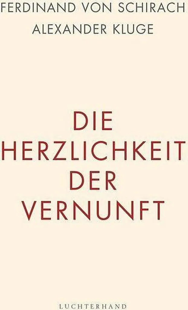 Livre Die Herzlichkeit der Vernunft - Essai philosophique broché 240 p
