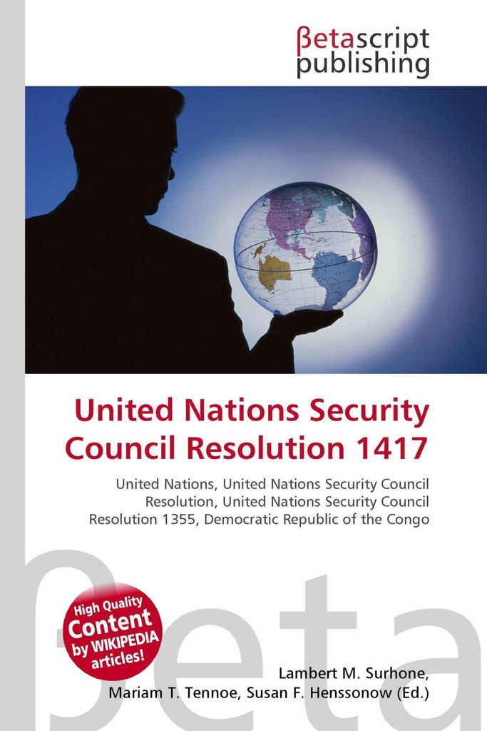 United Nations Security Council Resolution 1417