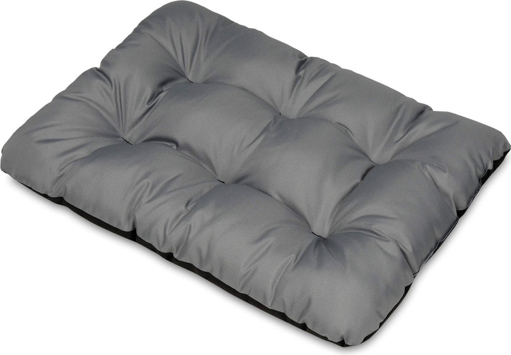 Hundebett Hundekissen Hundematratze Tierbett für Kleine, Mittlere und Grosse Hunde - Wasserdicht, Waschbar - Größe XL - Grau