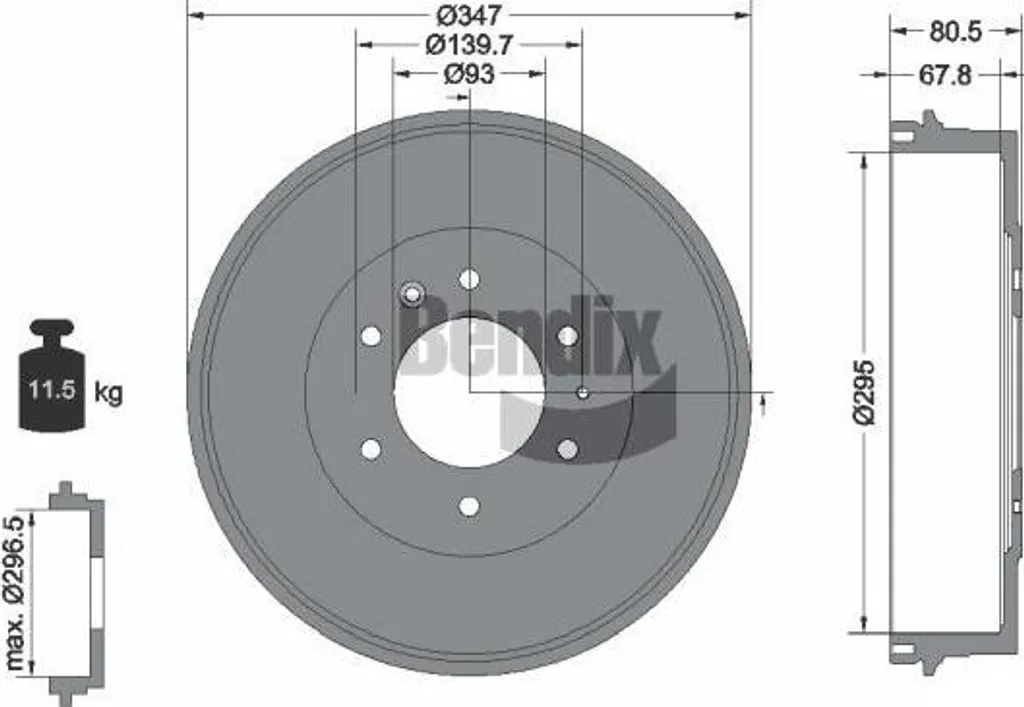 Tambour de Frein BENDIX : Fini les Vibrations et Bruits sur Ranger