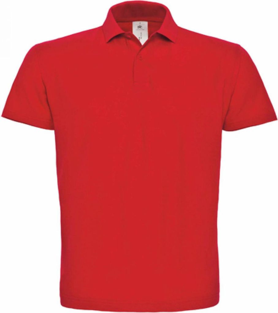 B&C PUI10 | Top Herren Poloshirt - Farbe: Red - Größe: 3XL