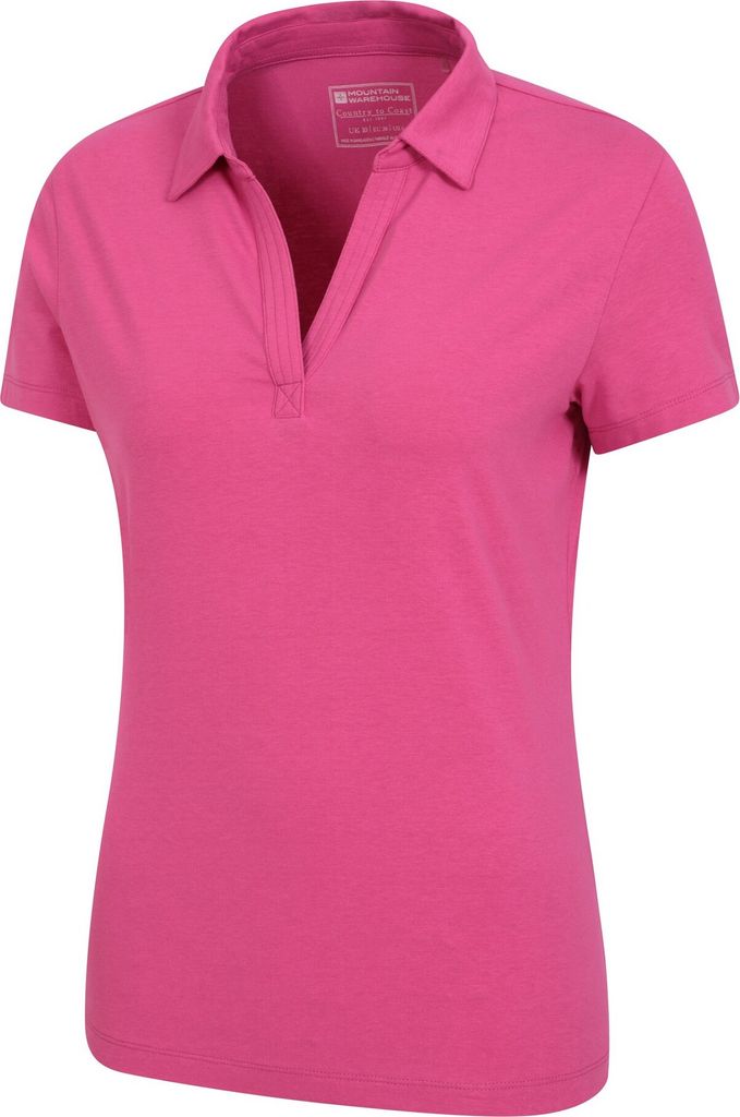 Mountain Warehouse - Poloshirt Mit UV-Schutz für Damen MW501 (30 DE) (Leuchtend Rosa)