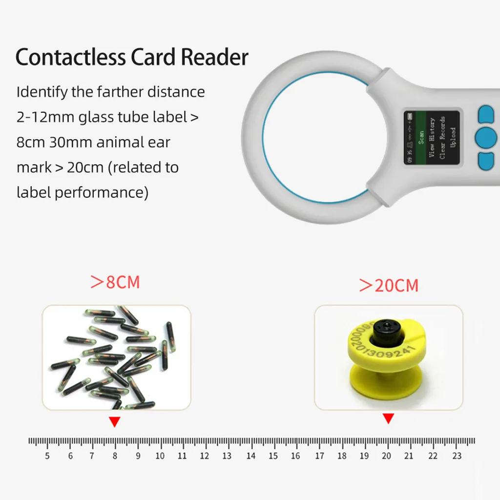 Scanner de micropuces animaux avec BT et USB lecteur puces RFID - 3