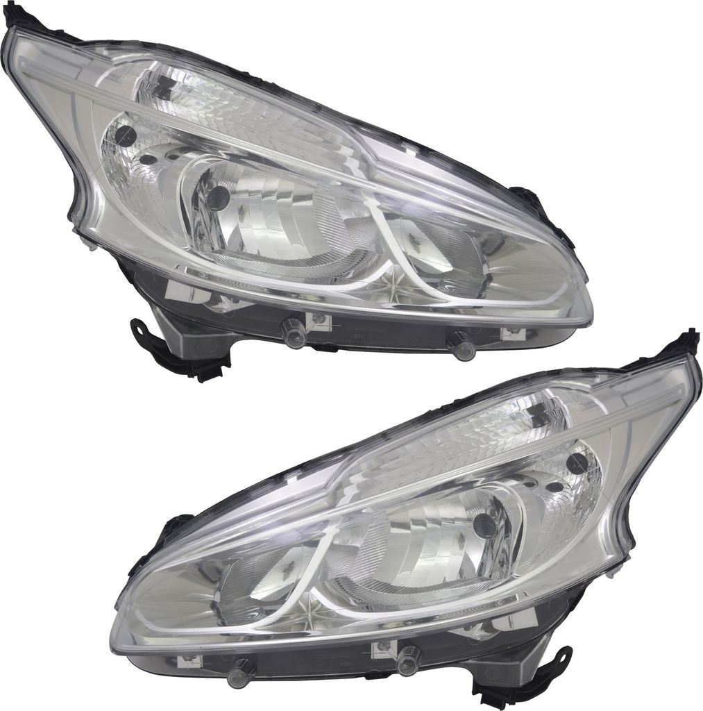 TYC Scheinwerfer Set für Peugeot 208 H7 / H7 / W21/5W 3/2012- LWR Tagfahrlicht