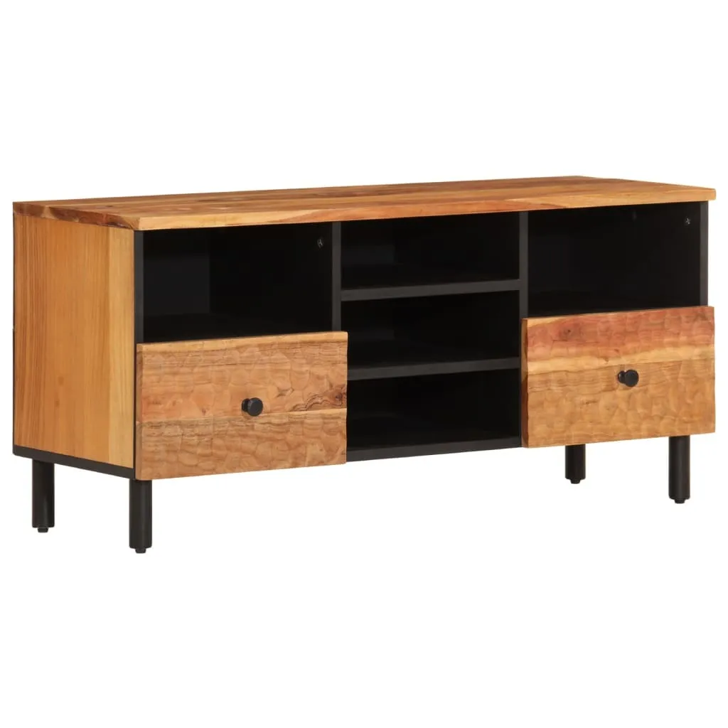 Mobile TV in Acacia Massiccia 100x33x46 | Arredamento Eco-Friendly