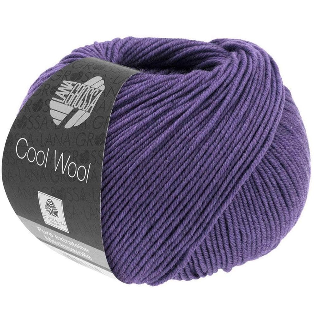 Lana Grossa - Cool Wool 2100 rotviolett Produktbild 